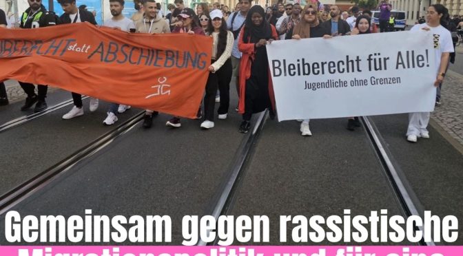 Gemeinsam gegen rassistische Migrationspolitik – Für eine solidarische Gesellschaft!